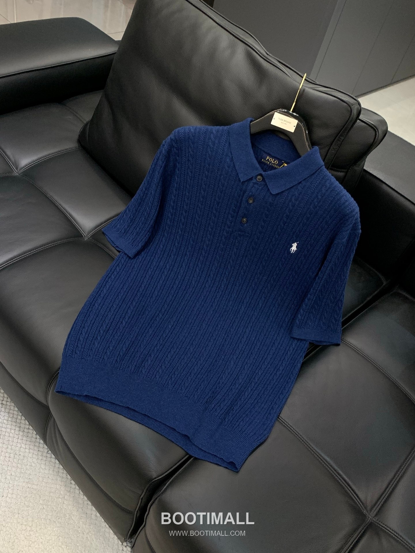 Ralph Lauren SS26 Cotton Knit Collared Short Sleeve Shirt with Embroidered Logo 랄프로렌 SS26 코튼 니트 카라 반팔 셔츠 자수 로고 3