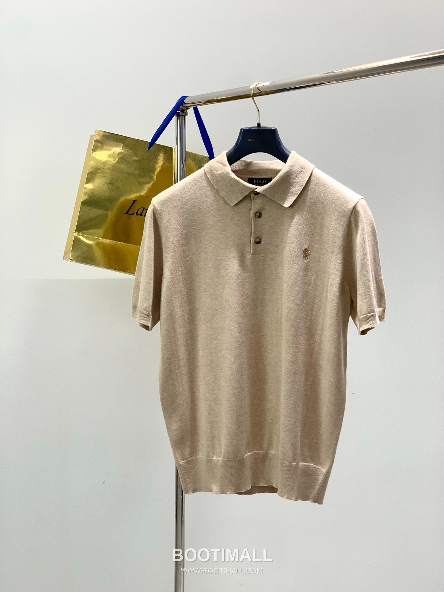 Ralph Lauren SS26 Cotton Knit Collared Short Sleeve Shirt with Embroidered Logo 랄프로렌 SS26 코튼 니트 카라 반팔 셔츠 자수 로고 1