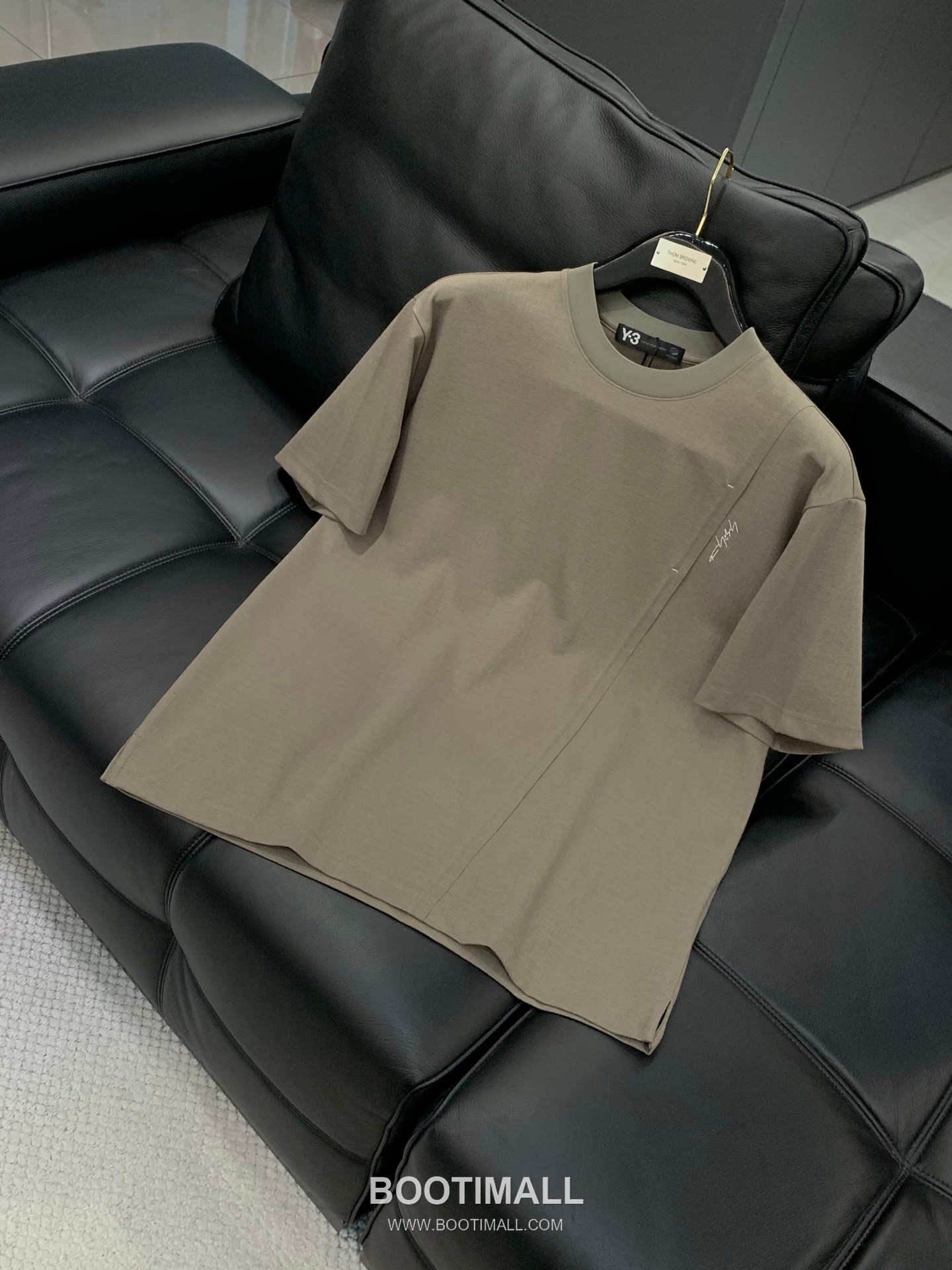 Y-3 SS26 Cotton Crewneck T-Shirt with Logo Print Y-3 SS26 코튼 크루넥 티셔츠 로고 프린트 3