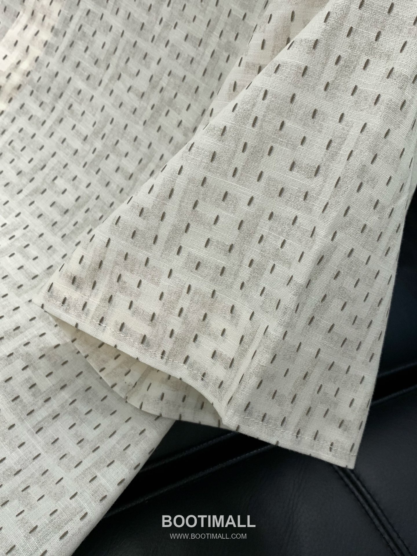 Fendi SS25 Cotton Jacquard Short Sleeve T-Shirt and Shorts Set with Logo Pattern 펜디 SS25 코튼 자카드 반팔 티셔츠 쇼츠 세트 로고 패턴 10