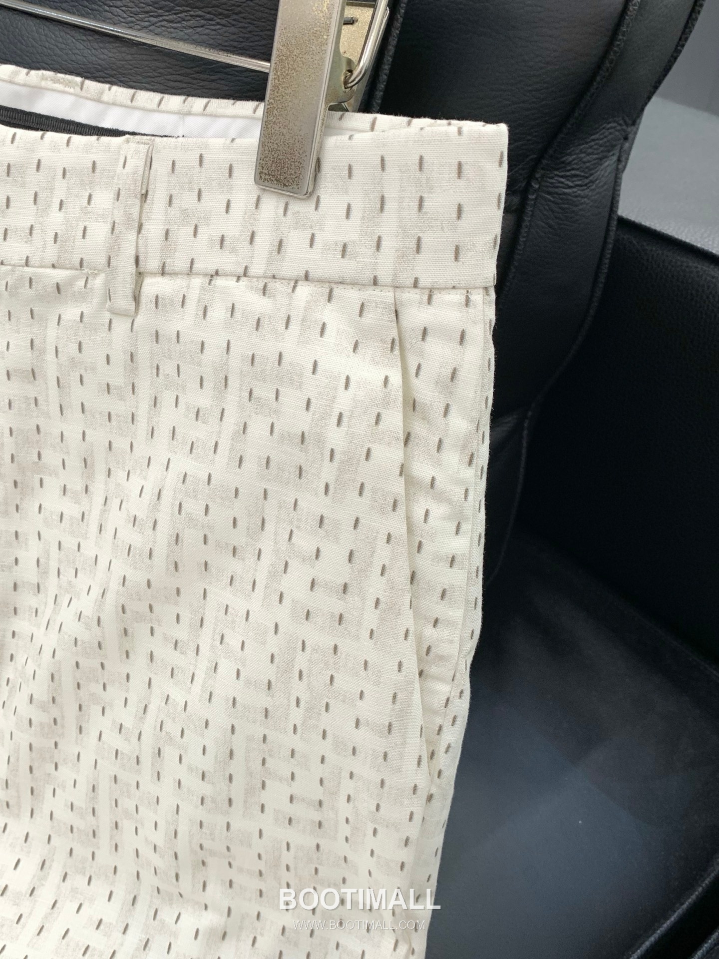 Fendi SS25 Cotton Jacquard Short Sleeve T-Shirt and Shorts Set with Logo Pattern 펜디 SS25 코튼 자카드 반팔 티셔츠 쇼츠 세트 로고 패턴 18