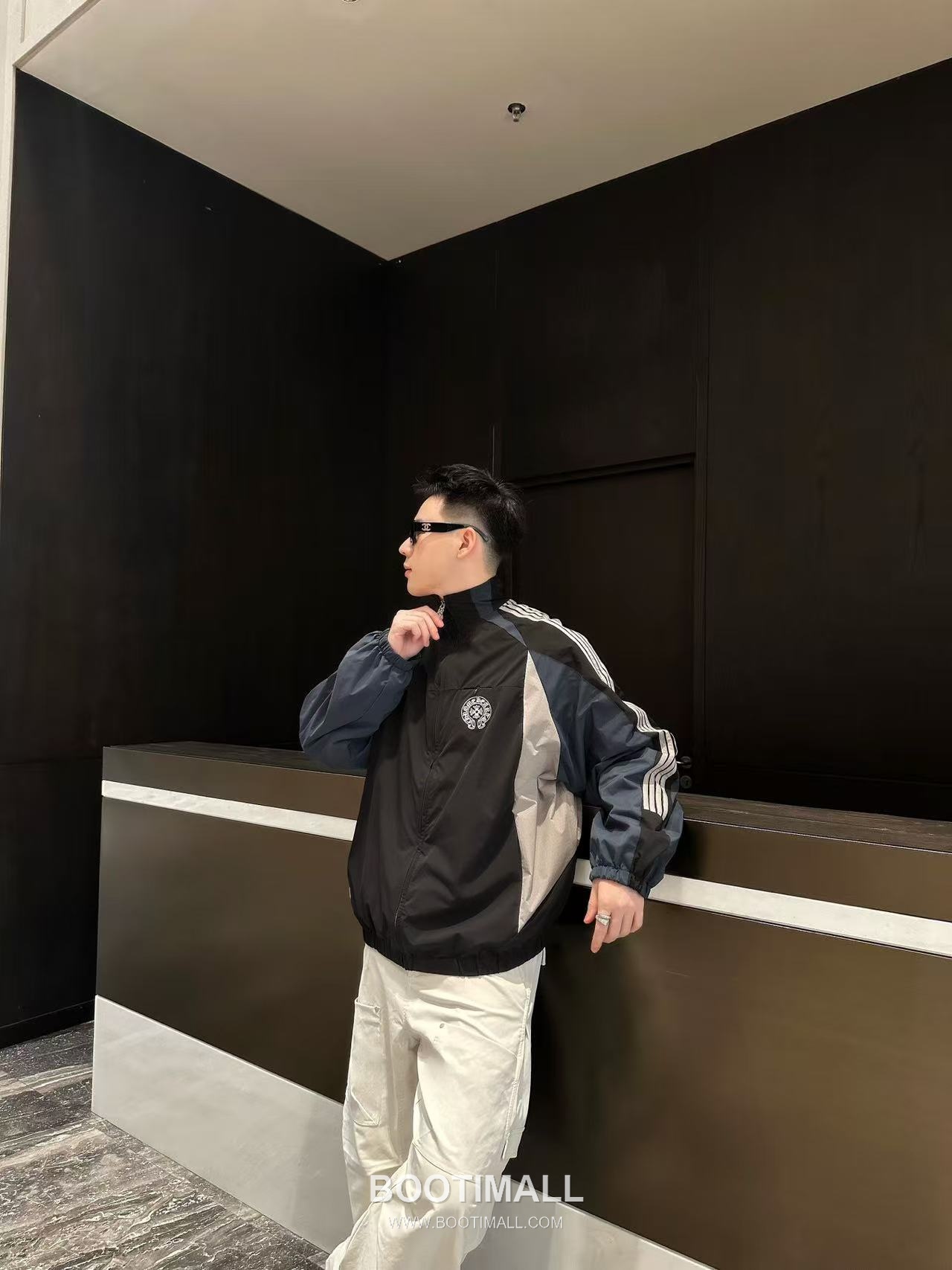 Chrome Hearts Patchwork Color Block Jacket with Cross Zipper 크롬하츠 패치워크 컬러블록 재킷 크로스 지퍼 6