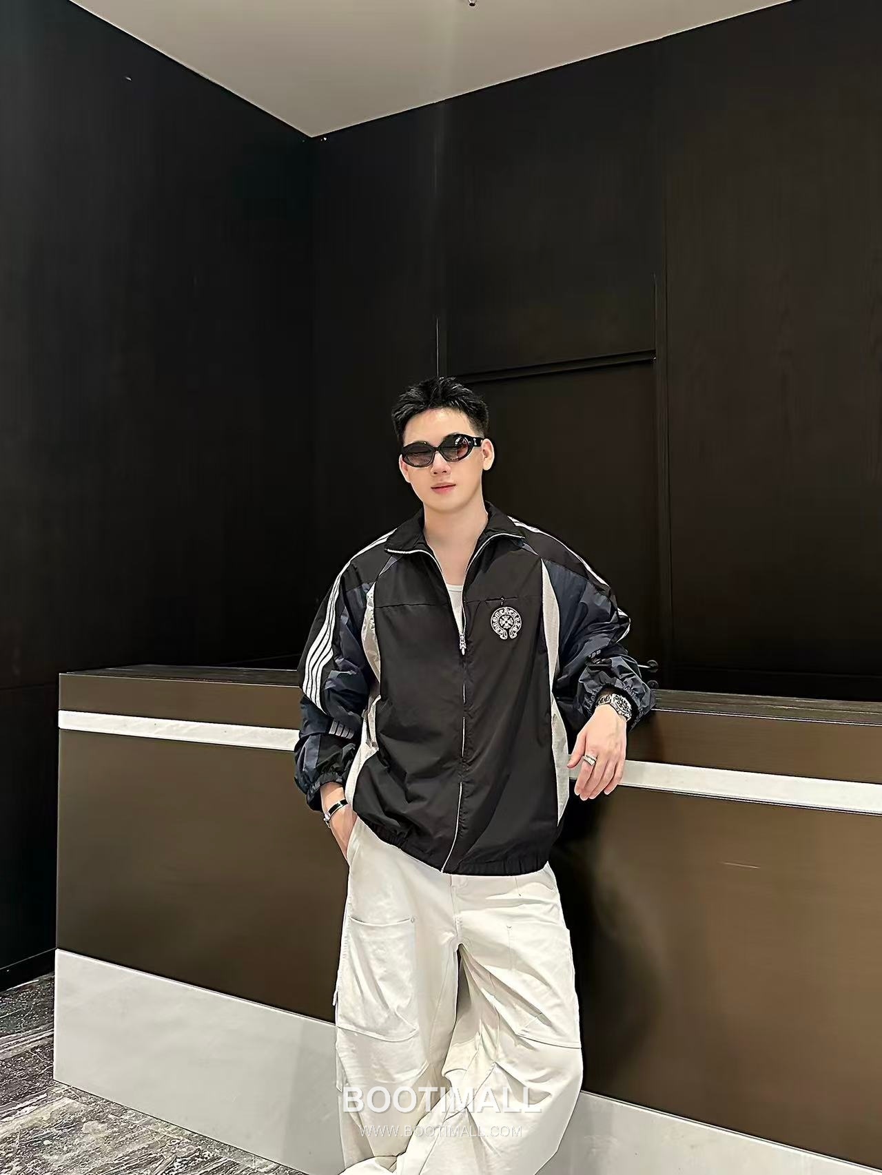 Chrome Hearts Patchwork Color Block Jacket with Cross Zipper 크롬하츠 패치워크 컬러블록 재킷 크로스 지퍼 7