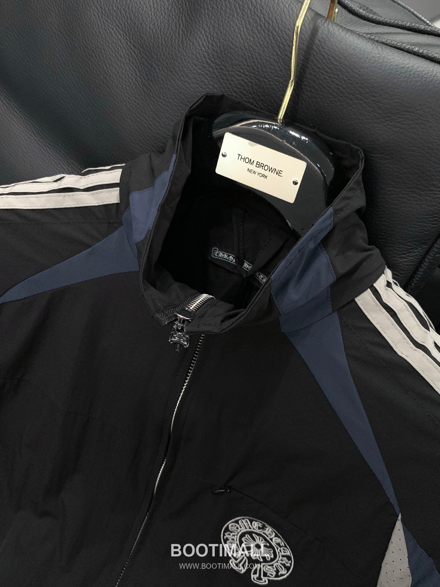 Chrome Hearts Patchwork Color Block Jacket with Cross Zipper 크롬하츠 패치워크 컬러블록 재킷 크로스 지퍼 11