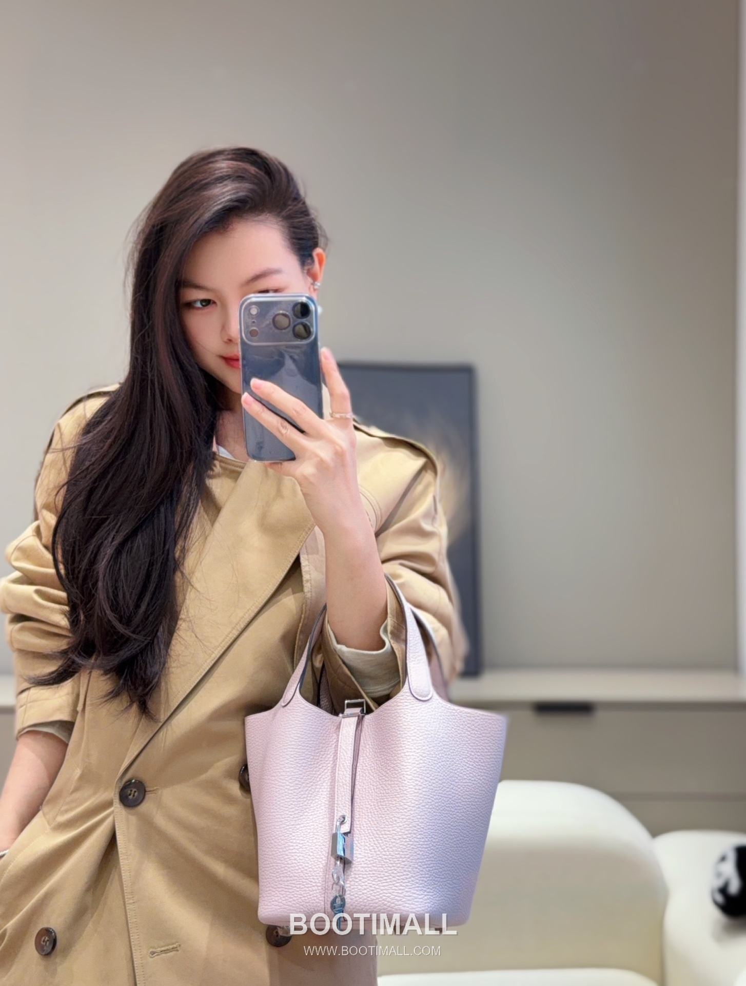 Hermes Picotin Lock Clemence Leather Bucket Bag with Top Handle 에르메스 피코틴락 클레망스 레더 버킷백 핸들형 18cm 1