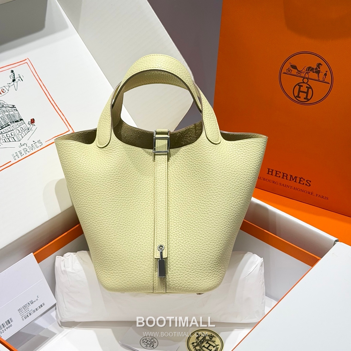 Hermes Picotin Lock Clemence Leather Bucket Bag with Top Handle 에르메스 피코틴락 클레망스 레더 버킷백 핸들형 18cm 5