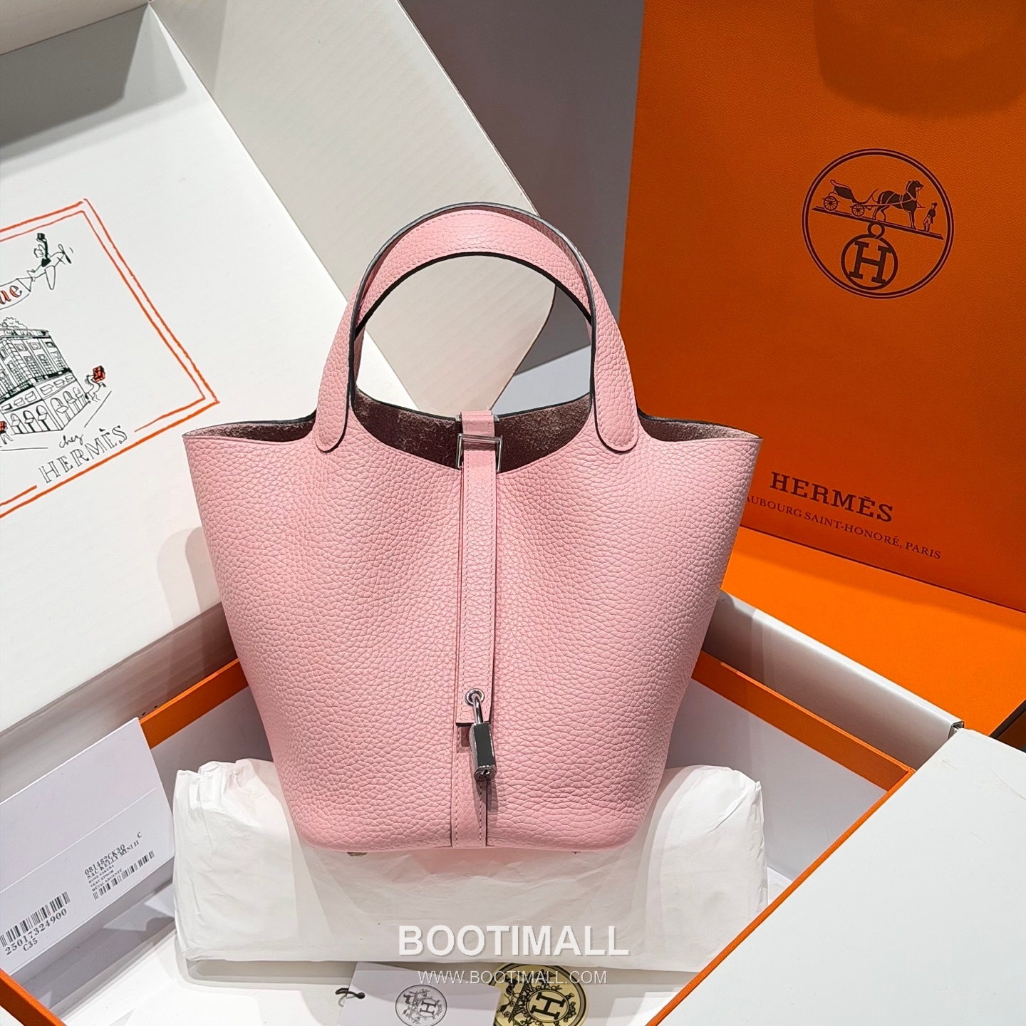 Hermes Picotin Lock Clemence Leather Bucket Bag with Top Handle 에르메스 피코틴락 클레망스 레더 버킷백 핸들형 18cm 4