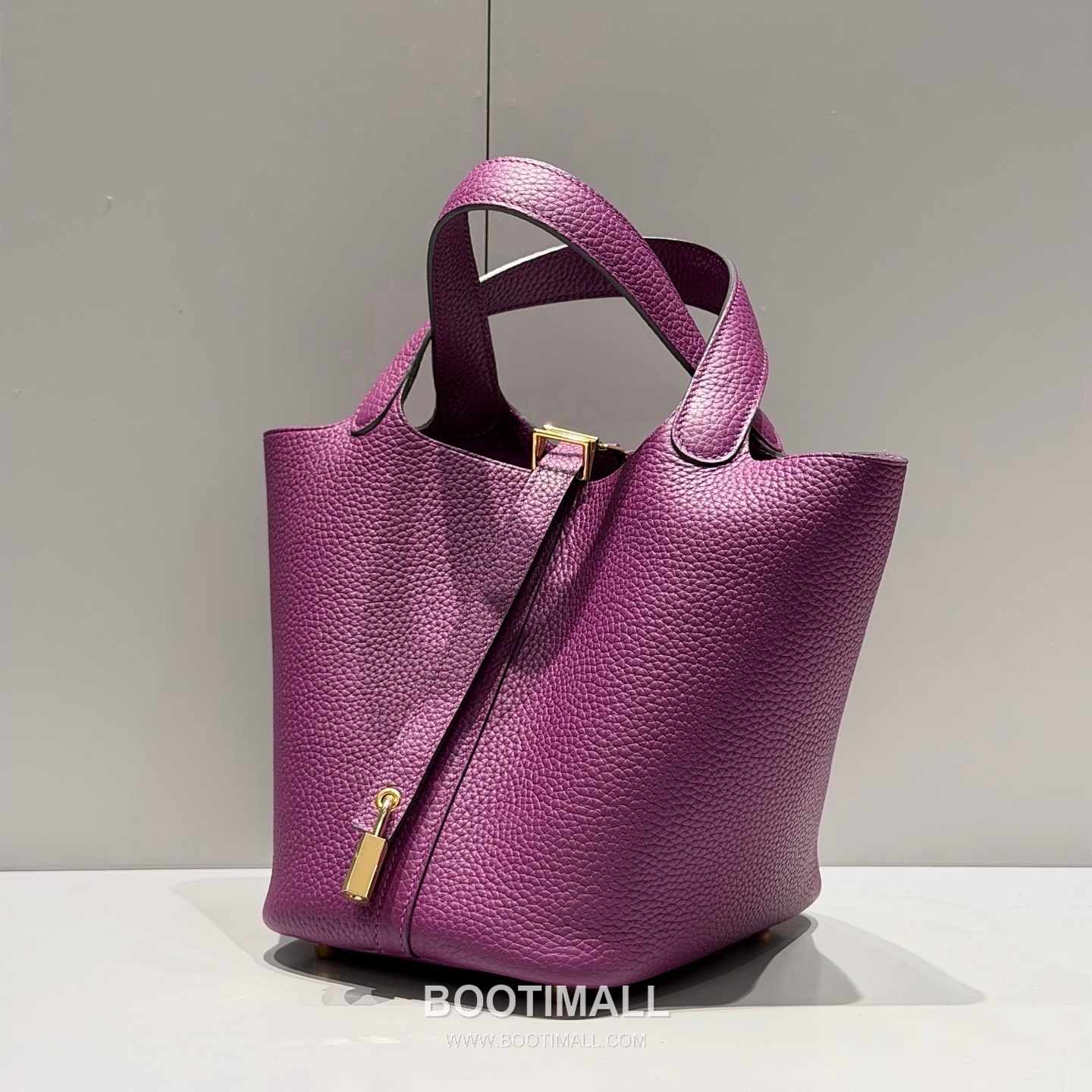 Hermes Picotin Lock Clemence Leather Bucket Bag with Top Handle 에르메스 피코틴락 클레망스 레더 버킷백 핸들형 18cm 13
