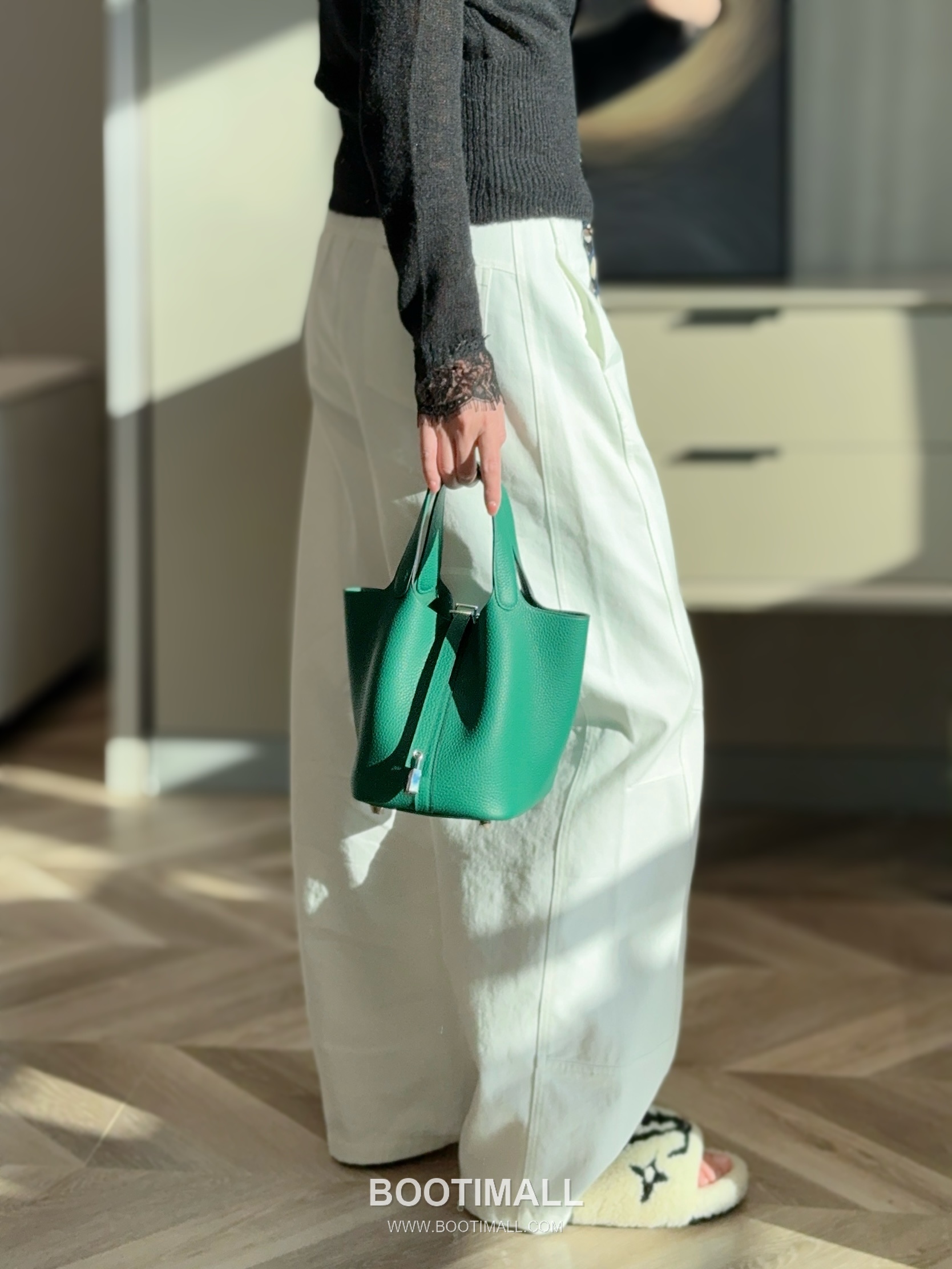 Hermes Picotin Lock Clemence Leather Bucket Bag with Top Handle 에르메스 피코틴락 클레망스 레더 버킷백 핸들형 18cm 2