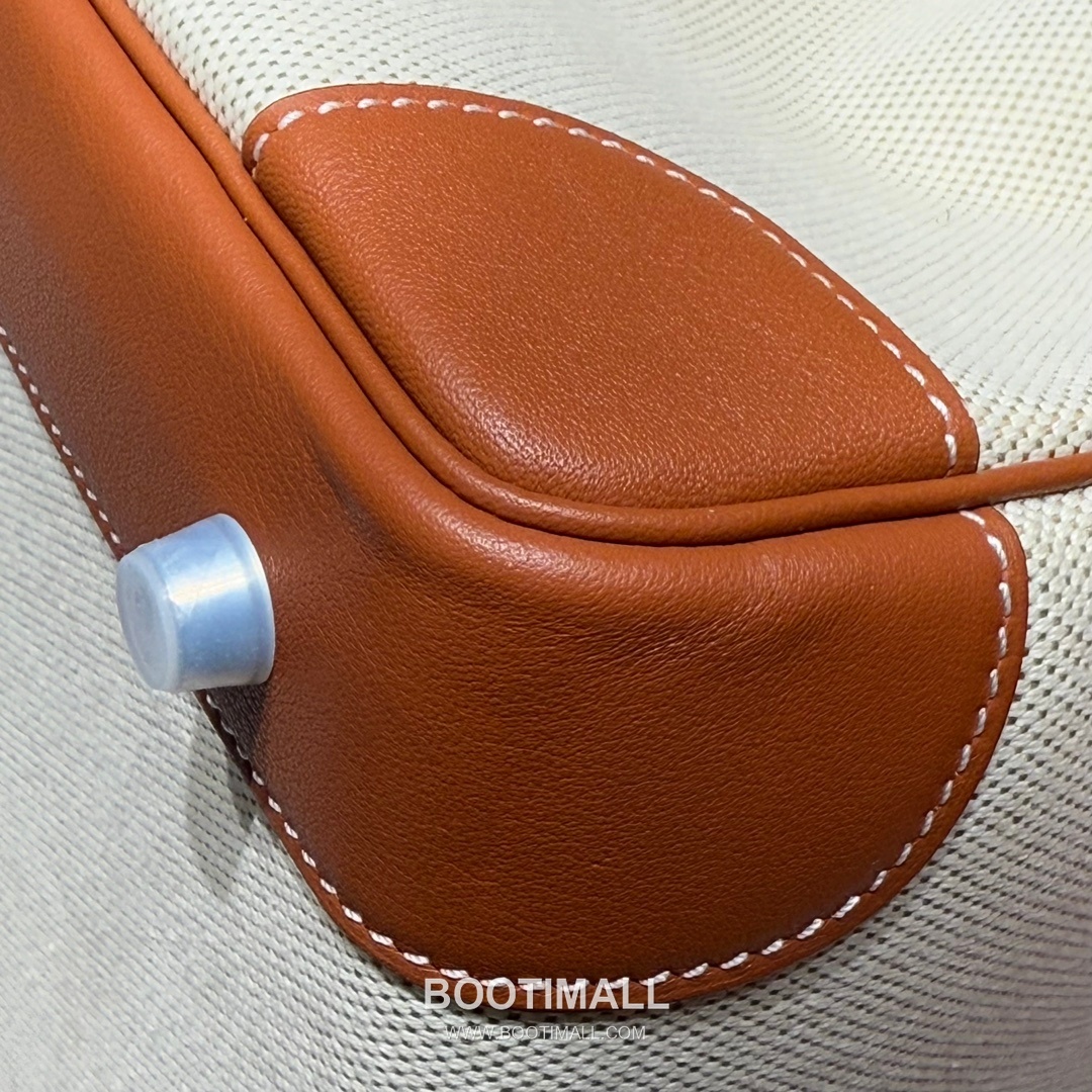 Hermes Birkin 30 Swift Leather Canvas Tote Bag with Flap Lock Detail 에르메스 버킨 30 스위프트 레더 캔버스 토트백 플랩락 12105018 30cm 10