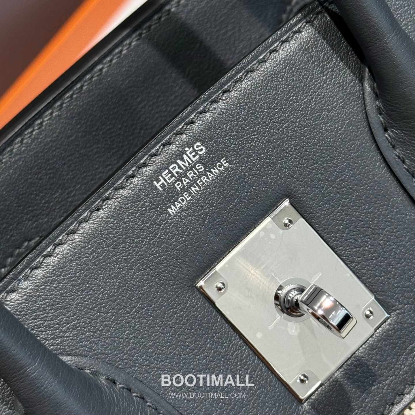 Hermes Birkin 30 Swift Leather Canvas Tote Bag with Flap Lock Detail 에르메스 버킨 30 스위프트 레더 캔버스 토트백 플랩락 12105018 30cm 11
