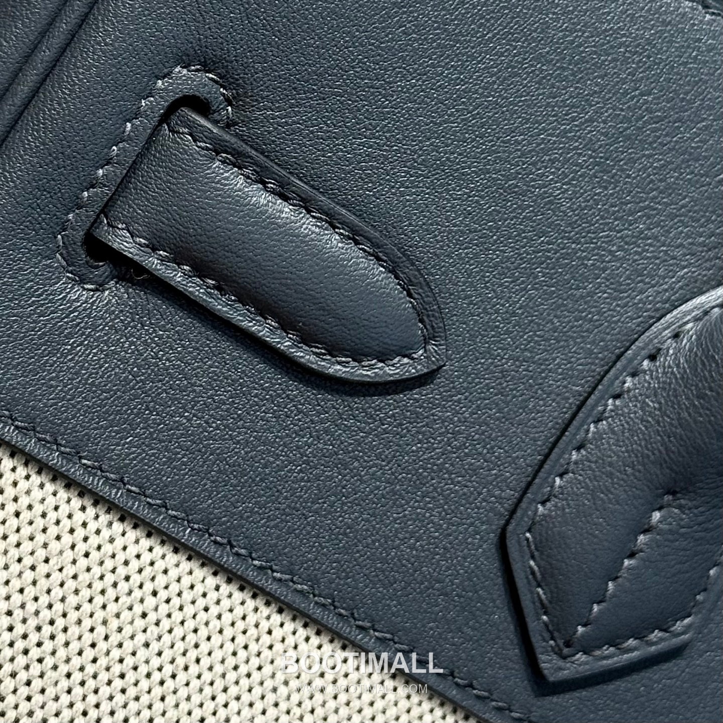 Hermes Birkin 30 Swift Leather Canvas Tote Bag with Flap Lock Detail 에르메스 버킨 30 스위프트 레더 캔버스 토트백 플랩락 12105018 30cm 13