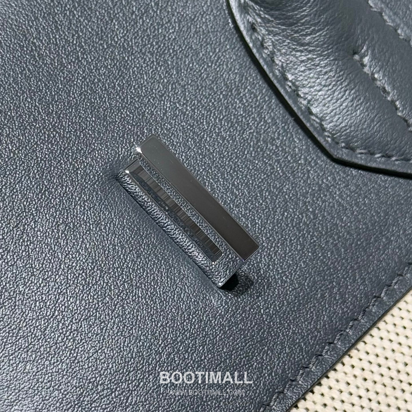 Hermes Birkin 35 Swift Leather Canvas Tote Bag with Flap Lock Detail 에르메스 버킨 35 스위프트 레더 캔버스 토트백 플랩락 12110013 35cm 13