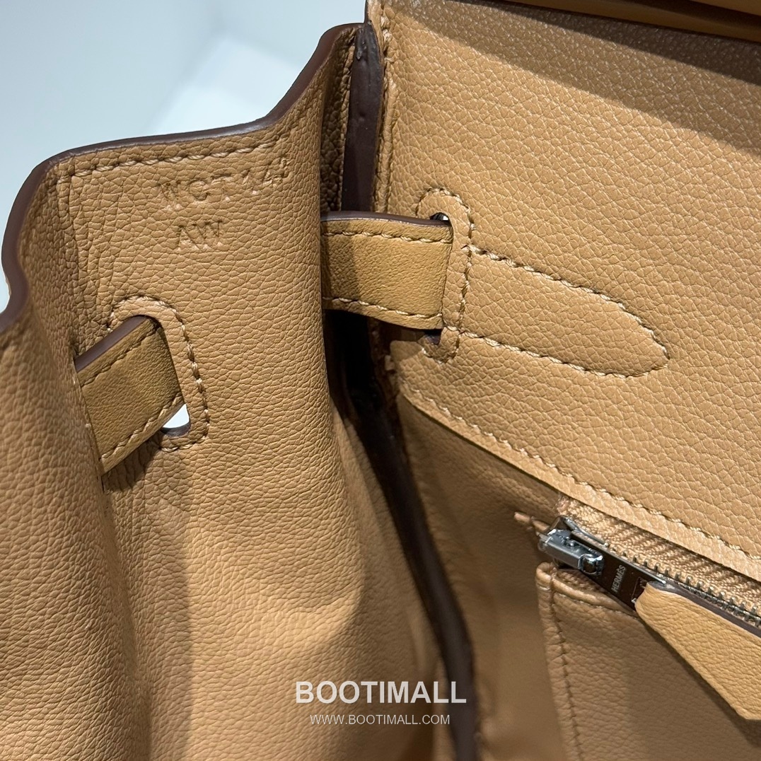 Hermes Birkin 30 Swift Leather Canvas Tote Bag with Flap Lock Detail 에르메스 버킨 30 스위프트 레더 캔버스 토트백 플랩락 12105018 30cm 15