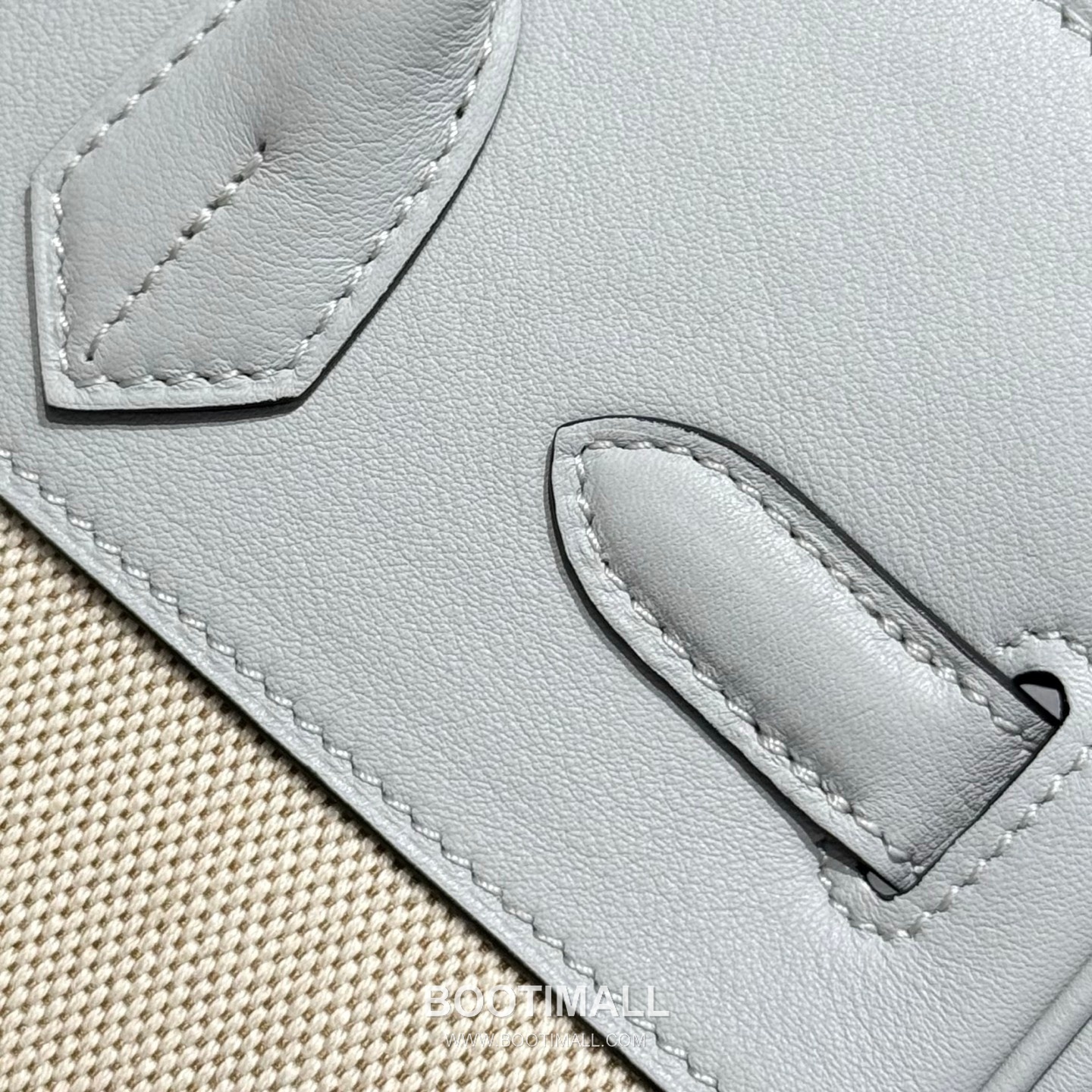 Hermes Birkin 30 Swift Leather Canvas Tote Bag with Flap Lock Detail 에르메스 버킨 30 스위프트 레더 캔버스 토트백 플랩락 12105018 30cm 11