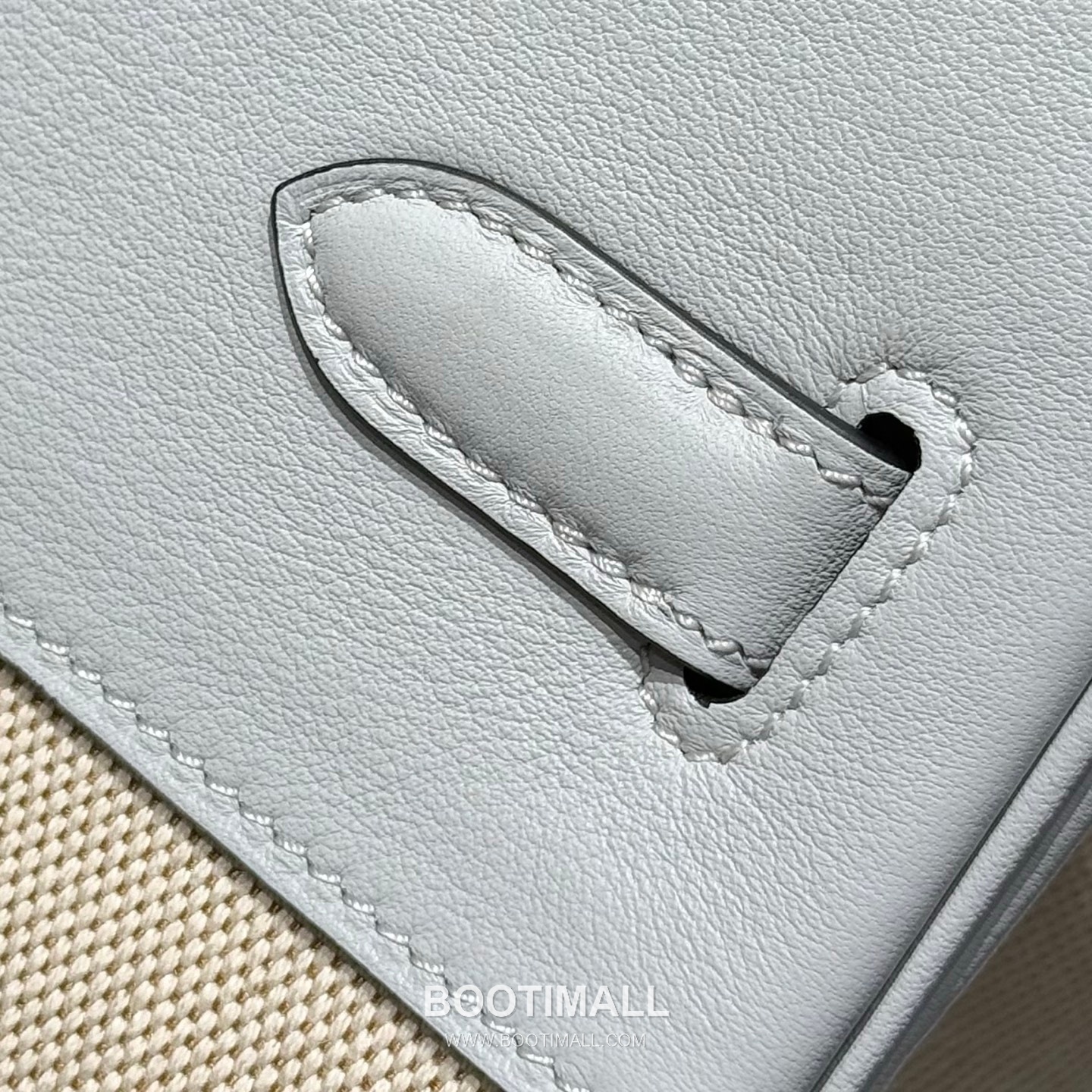 Hermes Birkin 35 Swift Leather Canvas Tote Bag with Flap Lock Detail 에르메스 버킨 35 스위프트 레더 캔버스 토트백 플랩락 12110013 35cm 9