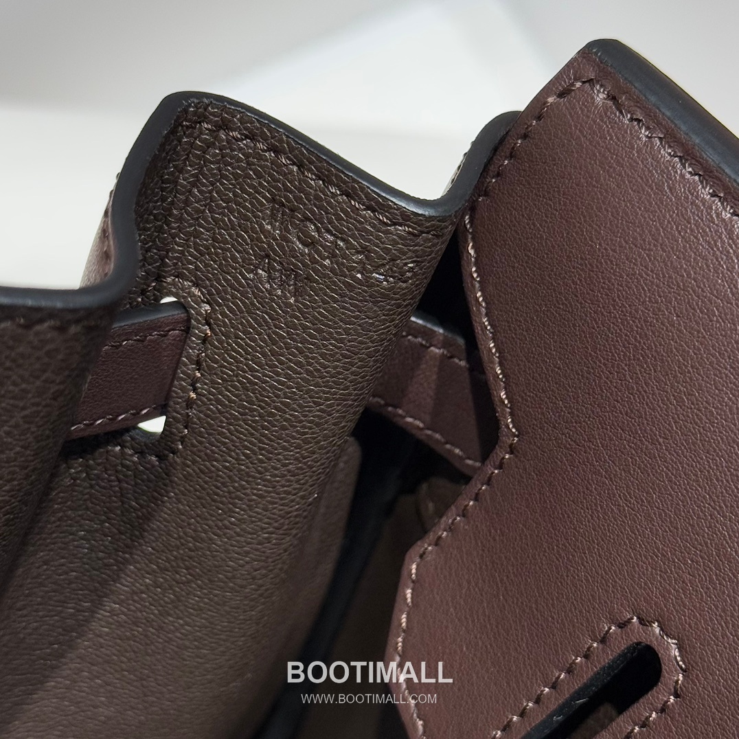 Hermes Birkin 30 Swift Leather Canvas Tote Bag with Flap Lock Detail 에르메스 버킨 30 스위프트 레더 캔버스 토트백 플랩락 12105018 30cm 15