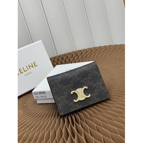 Celine Triomphe Bi-Fold Card Holder 셀린느 트리옹프 더블 폴드 카드홀더 10cm