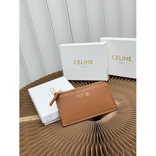 Celine Triomphe Long Zipped Card Holder 셀린느 트리옹프 롱 지퍼 카드홀더 L100854 13.5cm
