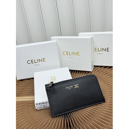 Celine Triomphe Long Zipped Card Holder 셀린느 트리옹프 롱 지퍼 카드홀더 L100854 13.5cm