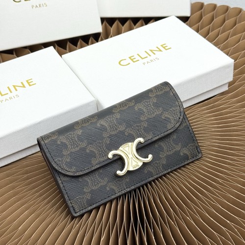 Celine Triomphe Flap Long Card Holder 셀린느 트리옹프 플랩 롱 카드홀더 10073 13cm